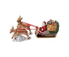 Villeroy & Boch Christmas Toys Windlicht Schlitten North Pole Express, Porzellan, Bunt