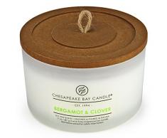 Chesapeake Bay Candle 3-Wick Scented Candle, Bergamot & Clover, Coffee Table Jar