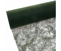 Deko AS GmbH Sizoflor Tischband dunkelgrün 30 cm Rolle 25 Meter 60 008-R