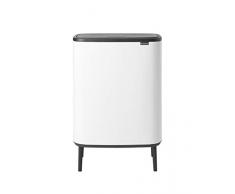 Brabantia Mülleimer, Weiß, 60 Liter