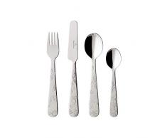 Villeroy & Boch Happy as a Bear Kinderbesteck Set, 4-teilig, Edelstahl