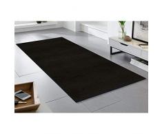 Wash+Dry Fußmatte Schwarz 75x190 cm
