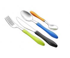 24-teiliges Besteckset Josie, Edelstahl 18/0 poliert, Griffe aus Kunststoff, für 6 Personen