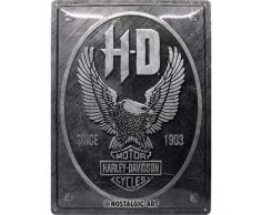 Nostalgic-Art 23267 Harley-Davidson-Metal Eagle, Retro Blechschild 30x40 cm, Metall, bunt, 30x 40 cm