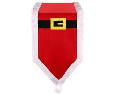 Weihnachten Tisch Läufer Sankt Gürtel Tisch Dekoration Santa Suit Holiday Tischdecke