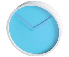 Lexon LR127B Glow Wanduhr, analog, ABS/Acryl, 24 x 5 cm, Blau