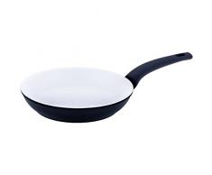 Stylen Cook EXTREME5 Bratpfanne, Massive Aluminumpfanne geschmiedet, Schwarz, Weiss, 24 cm