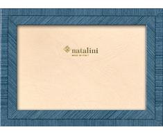 Natalini BIANTE Azzurro 10X15 Bilderrahmen mit Unterstützung für Tisch, Tulipwood, Hell-blau, 10 X 15 X 1,5