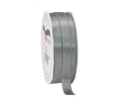 Präsent - SATIN Geschenkband - schiefer - 25-m-Spule 10 mm