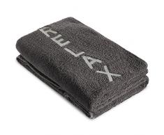 CelinaTex New-Well Saunatuch 80 x 200 cm anthrazit Baumwolle Frottee