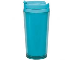 Zak Designs Thermobecher Aquablau Inhalt 40 cl