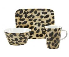 Creatable Frühstücksset, Porzellan, Mehrfarbig