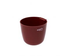 KalaMitica Boule Magnetischer Blumentopf, Plastik, rot, 11.5x11.5x11 cm