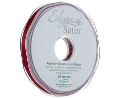 Eleganza 6 mm x 20 m Satinband doppelseitig, Burgund