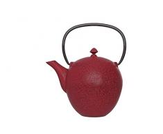 Cosy & Trendy 163036 Pear Teekanne Gusseisen Rot 1 L