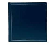 Goldbuch Fotoalbum, Classic, 30 x 30 cm, 100 weiße Seiten mit Pergamin-Trennblättern, Kunstleder, Blau, 31372