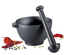 Zassenhaus Mörser XL Ø 15,5 cm Gusseisen, Schwarz, 17 x 20 x 10.5 cm