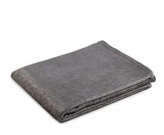 Gözze Wohn- und Kuscheldecke im glänzenden Design, 150 x 200 cm, Memphis Premium, Anthrazit, 40145-91-150200