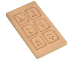 Städter 847040 Springerles- Model Backform, Holz, braun, 17,5 x 9,5 x 3 cm,