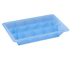 Lurch Eiswürfelbereiter Pyramide 3,2 x3,2 x 3 cm, Silikon, Eisblau, 18 x 12 x 3 cm