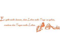 INDIGOS 4051719355758 Wandtattoo, Vinyl, hasselnussbraun, 60 x 10 x 10 cm