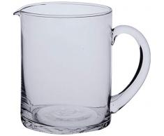 Better & Best Glaskrug, niedrig, breit, mit Henkel, Maße 14,5 x 11,5 x 14,5 cm