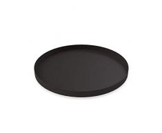 Cooee Design Tray Tablett, Edelstahl, Schwarz, 40 cm
