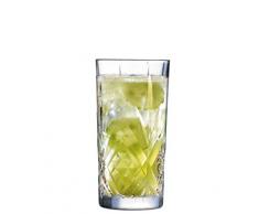 Arcoroc ARC L7256 Broadway Longdrinkglas, 280ml, Glas, transparent, 6 Stück