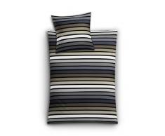 Kleine Wolke 6109271954 Bettwäsche Rimini, 155 x 220 cm, taupe