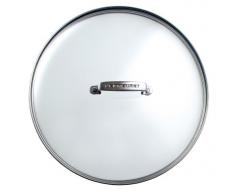Le Creuset Glasdeckel, Ø 22 cm, Praktische Ergänzung zum Aluminium- und Gusseisen-Sortiment, Geschraubter Griff aus Edelstahl