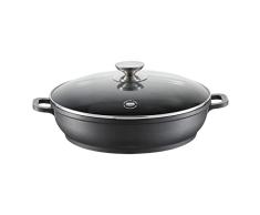 Berndes Vario Click Induction Servierpfanne, Aluguss, Schwarz, 32 cm