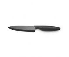 Tarrerias Bonjean 442910 Le Couteau du Chef Chefmesser mit schwarzer Keramikklinge 15 cm und ergonomischem SoftTouch-Griff