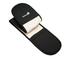 Master Class Doppelter Ofenhandschuh, schwarz