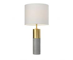 Villeroy&Boch Turin Tischleuchte, Beton, 60 W, Groß, H 65 cm, Ø 33