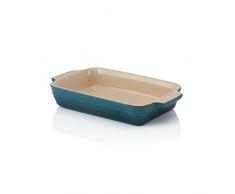 LE CREUSET 91004726642000 AUFLAUFFORM 26 cm DEEP Teal, Gusseisen