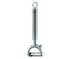 Rösle Pendelschäler quer - hochwertiger, ergonomisch geformter Sparschäler für Links- und Rechtshänder - 18/10 Edelstahl - hochglänzend / matt