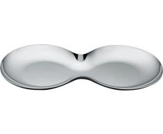 Alessi Fruit Basket Tablett Edelstahl glänzend poliert, 7.5 x 20.5 x 31.5 cm