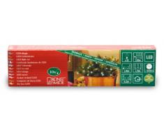 Konstsmide 5300-100 LED Minilichterkette / für Innen (IP20) / 230V Innen / 10 warm weiÃe Dioden / grünes Kabel