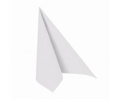 Papstar Servietten / Tissueservietten Royal Collection weiß (20 Stück) 40 x 40 cm, Stoffoptik, schlicht, für den Haushalt und Partys, geruchsneutral, FSC-zertifiziert, #16931