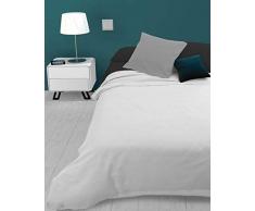 Soleil docre Adele, Tagesdecke, Sofa-Überwurf, Polycotton, Weiß, 220 x 240 cm