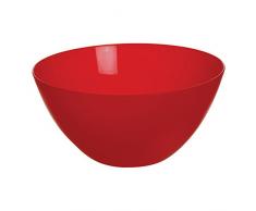 Excèlsa Regenbogen, Transparent/Rot, Salatschüssel, 27