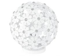EGLO Tisch Kugelleuchte, Aluminium, E27, Transparent