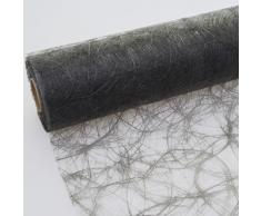 Deko AS GmbH Sizoweb Tischband dunkelgrau 20 cm Rolle 25 Meter - 64 032-R 200