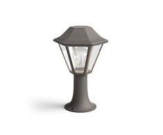 Philips myGarden Curassow Sockelleuchte, austauschbares Leuchtmittel, braun