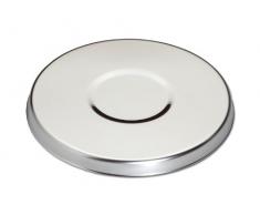 chg 8049H-01 Herdabdeckplatte aus Edelstahl-rostfrei, ø 20 cm, Höhe 1.6 cm