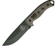 ESEE RC5POD Outdoormesser | Klingenlänge: 13.34 cm-Griff: Micarta-Model 5-Klinge: Grün beschichtet, Mehrfarbig