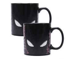 Half Moon Bay Thermobecher Marvel Spiderman Power, Schwarz, 350 ml-10 (h) x 12,5 (W) x 9,5 (d) cm