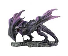 Nemesis Now 22cm Figurine Azar Dekofigur 22 cm, Kunstharz, violett, Einheitsgröße