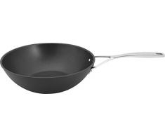 demeyere 40851-030-0 Wok mit Antihaftbeschichtung, Cast Aluminium, Schwarz, 30 cm