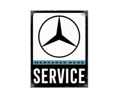 Nostalgic-Art 14373 Mercedes-Benz-Service | Retro Kühlschrank Vintage Magnet 6x8 cm, Metall, 6 x 8 x 0.1 cm